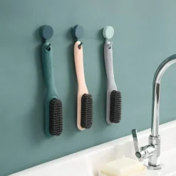 The Culinary Kit Küche & Esszimmer-Mini-Schuhbürste mit langem Griff – einfaches Reinigungswerkzeug