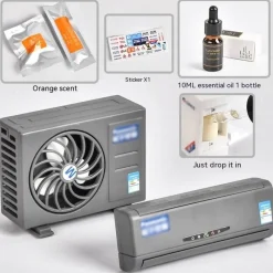 Wild u0026 Free Gear Autozubehör|Automobilindustrie-Mini-Solar-Autodiffusor – Umweltfreundlicher Aromatherapie-Lufterfrischer