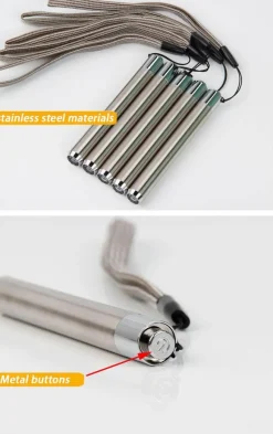 Cozy Living Camping-Werkzeuge|Camping Im Freien-Mini-Taschenlampe aus Edelstahl – tragbares LED-Licht