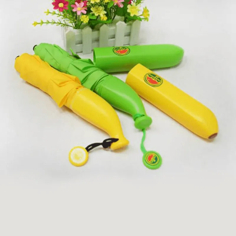 Roam Ready Camping-Werkzeuge|Heimwerkzeuge-Mini-Taschenschirm – Kompakter Reise-Bananenschirm