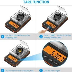 Cozy Living Camping Im Freien|Outdoor & Garten-Mini-Taschenwaage – Digitale Reisewaage für präzise Messungen