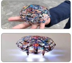 Wilderness Haven Babyspielzeug|Outdoor-Artikel-Mini-UFO-Drohne – RC-Spielzeug mit Infrarot-Handsensor