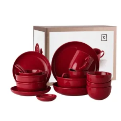 Elegance at the Table Küche & Esszimmer-Miranda Porzellan Tafelservice – Elegantes Geschirr für stilvolles Dinieren