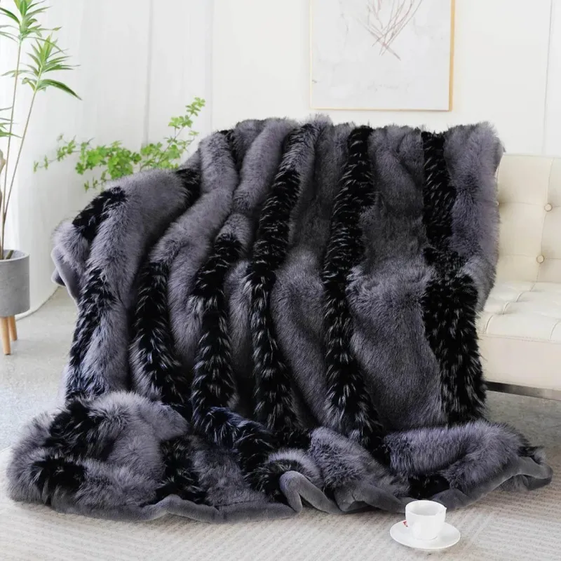 Cozy Haven Bettzeug-Mireille Felldecke – Luxuriöse, weiche Decke für gemütlichen Komfort