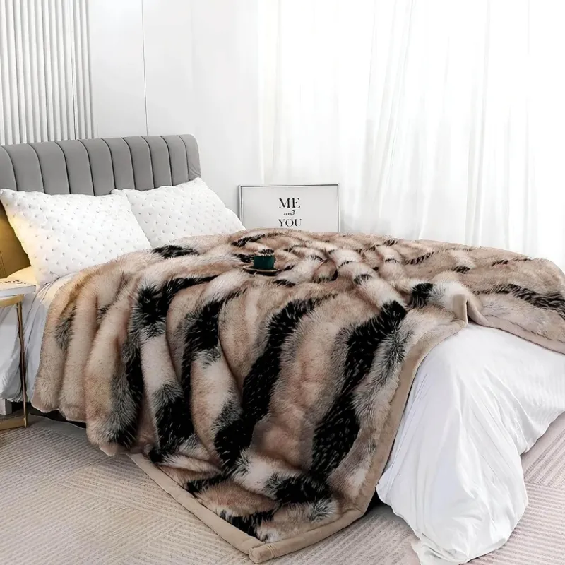 Cozy Haven Bettzeug-Mireille Felldecke – Luxuriöse, weiche Decke für gemütlichen Komfort