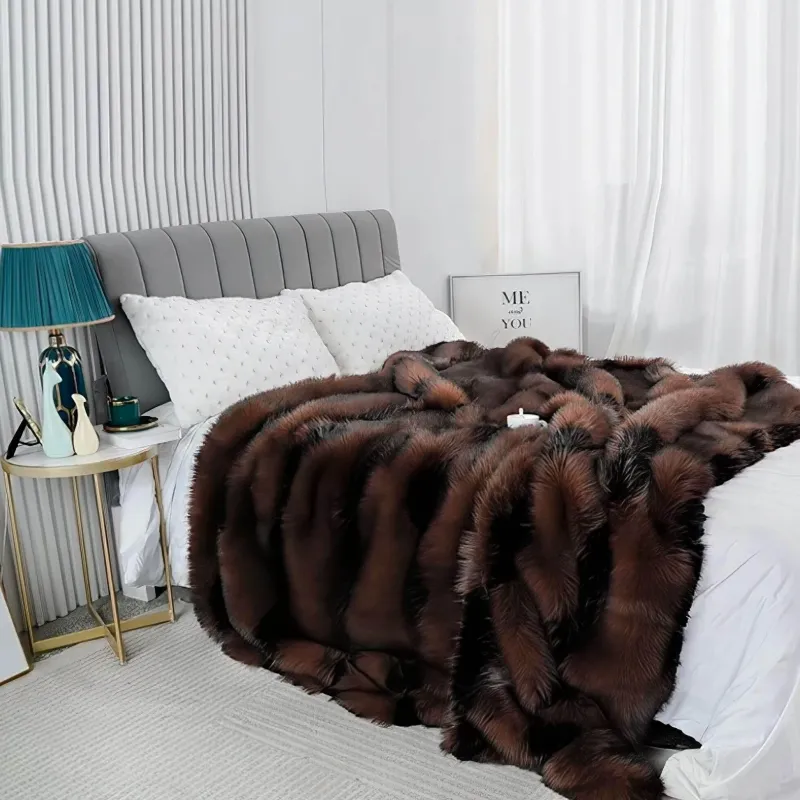 Cozy Haven Bettzeug-Mireille Felldecke – Luxuriöse, weiche Decke für gemütlichen Komfort