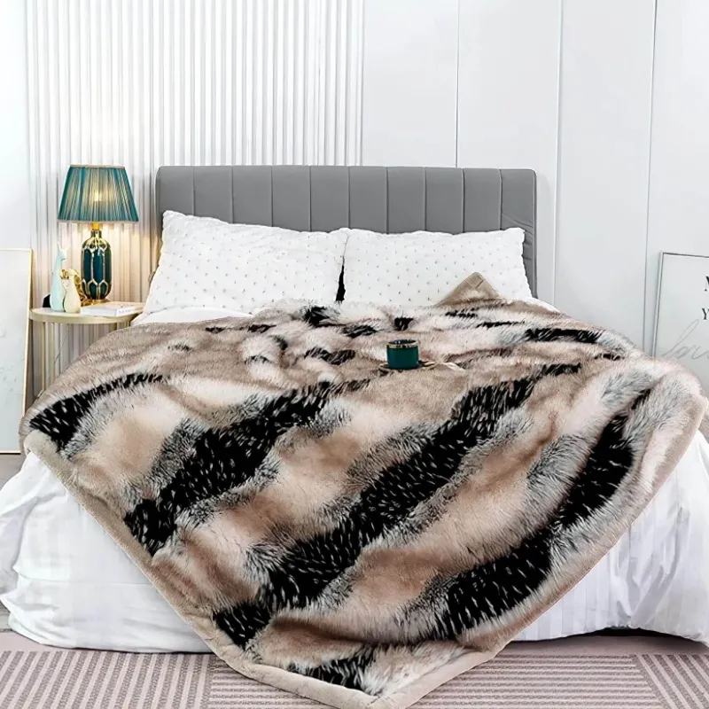 Cozy Haven Bettzeug-Mireille Felldecke – Luxuriöse, weiche Decke für gemütlichen Komfort