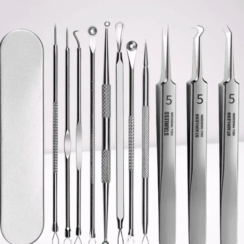 PureGlow Männerpflege|Frauenpflege-Mitesserentferner-Set – Lösung für reine Haut und Akne