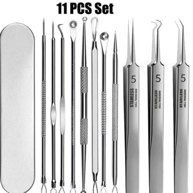 PureGlow Männerpflege|Frauenpflege-Mitesserentferner-Set – Lösung für reine Haut und Akne