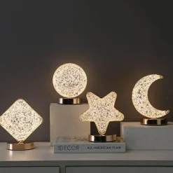 Willow u0026 Whim Beleuchtung-Mitternachtsmond-Nachtlicht – beruhigende magische Lampe