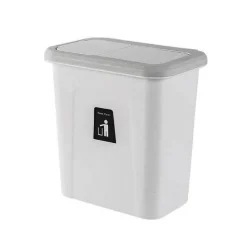 The Decor Haven Küche & Esszimmer-Mülleimer mit Push-Top – leicht zu öffnender Abfalleimer