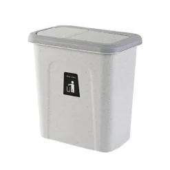 The Decor Haven Küche & Esszimmer-Mülleimer mit Push-Top – leicht zu öffnender Abfalleimer