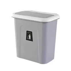 The Decor Haven Küche & Esszimmer-Mülleimer mit Push-Top – leicht zu öffnender Abfalleimer