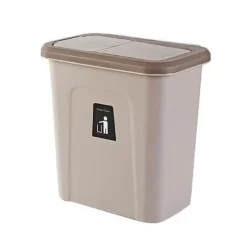 The Decor Haven Küche & Esszimmer-Mülleimer mit Push-Top – leicht zu öffnender Abfalleimer