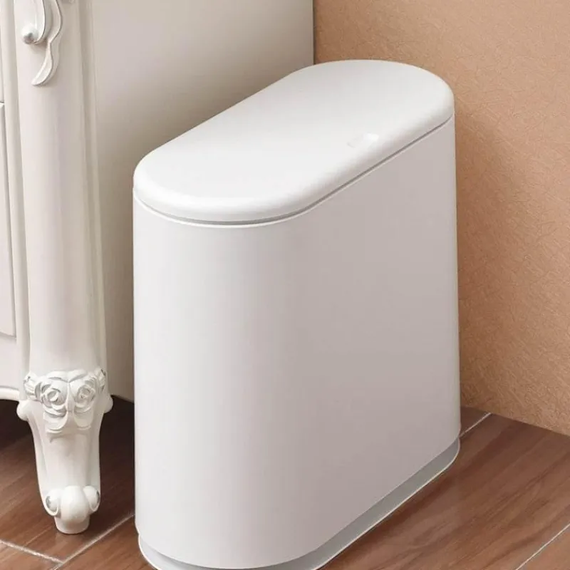 Tranquil Waters Badezimmer-Mülleimer mit zwei Fächern – Lösung zur Mülltrennung