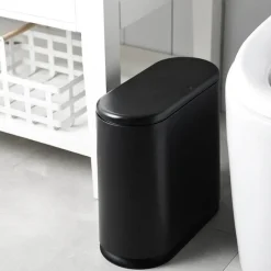 Tranquil Waters Badezimmer-Mülleimer mit zwei Fächern – Lösung zur Mülltrennung