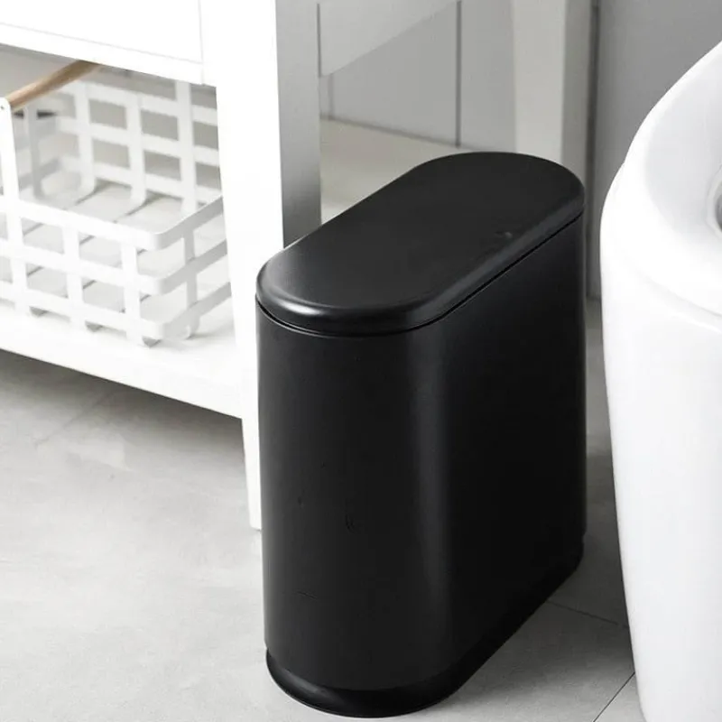 Tranquil Waters Badezimmer-Mülleimer mit zwei Fächern – Lösung zur Mülltrennung