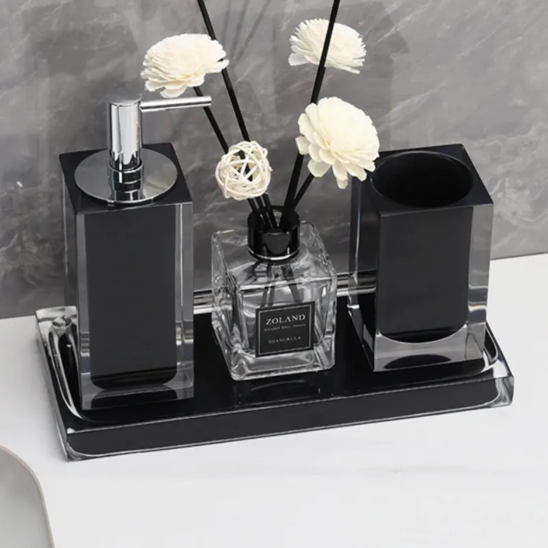 The Bath Nook Badezimmer-Modern Bathroom Accessories Set - Elegant Home Decor
