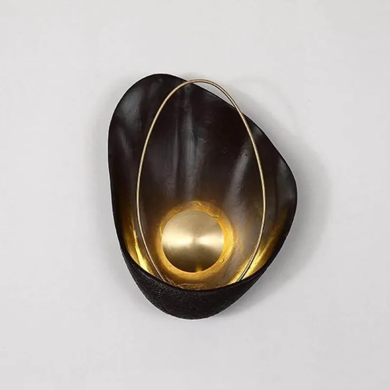 Comfort u0026 Style Beleuchtung-Modern Marble Shell Wall Lamp - Stylish Home Lighting Fixture