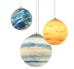 Comfort u0026 Style Beleuchtung-Modern Planet Pendant Light - Creative Universe Design