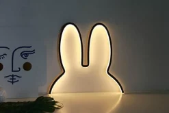 Comfort u0026 Style Beleuchtung-Modern Rabbit Night Lamp - Cute LED Bedroom Lighting