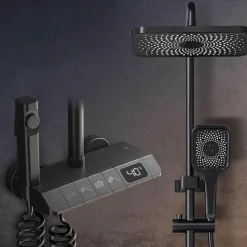 The Blissful Bath Badezimmer-Modern Rainfall Shower Set - Elegant Showerhead with Luxury Design