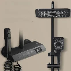 The Blissful Bath Badezimmer-Modern Rainfall Shower Set - Elegant Showerhead with Luxury Design