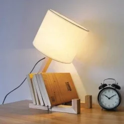 Cozy Living Beleuchtung-Modern Solid Wood Table Lamp - Stylish Indoor Lighting