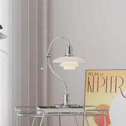 Glow u0026 Shade Beleuchtung-Modern Table Lamp - Illume Curve Design Light