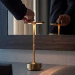 Glow u0026 Shade Beleuchtung-Modern Touch Lamp - Elegant Disk Lighting Fixture