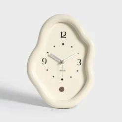 The Finishing Touch Wohndeko-Moderne Infinity Fluid Clock – Stilvolle Wanduhr