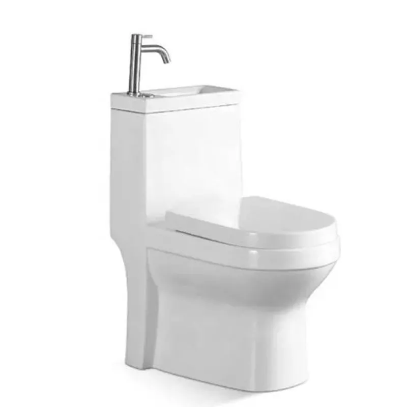 The Blissful Bath Badezimmer|Möbel-Moderne japanische Toilette mit Waschbecken – platzsparende Badezimmereinrichtung