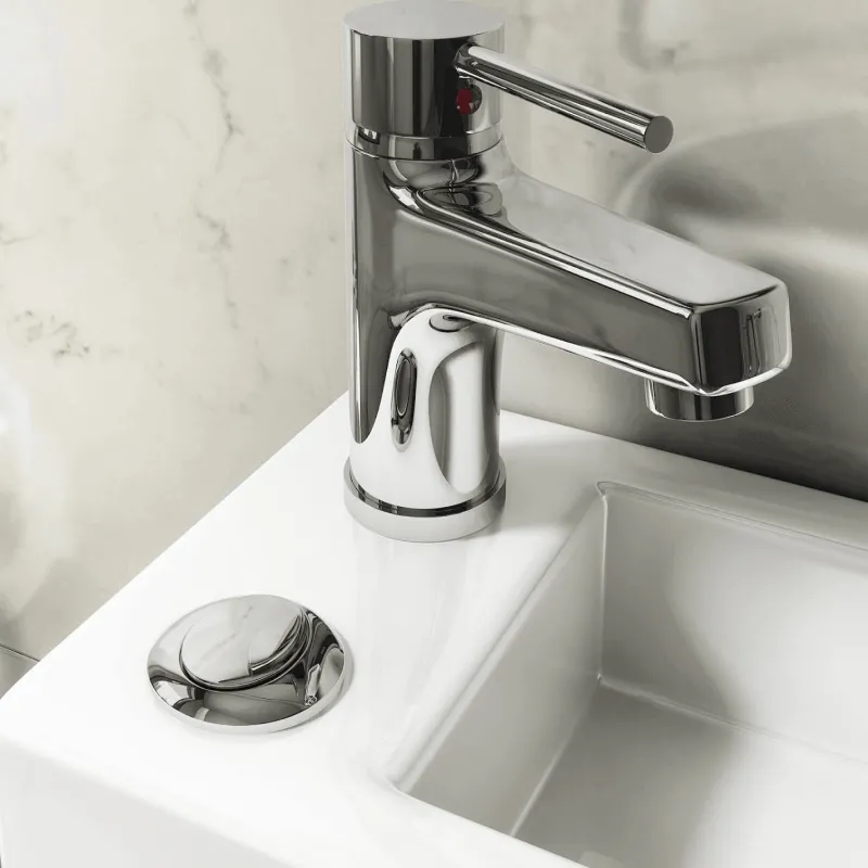 The Blissful Bath Badezimmer|Möbel-Moderne japanische Toilette mit Waschbecken – platzsparende Badezimmereinrichtung