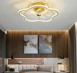 Comfort u0026 Style Beleuchtung-Moderne LED-Deckenventilatorleuchte – Elegante Leuchte