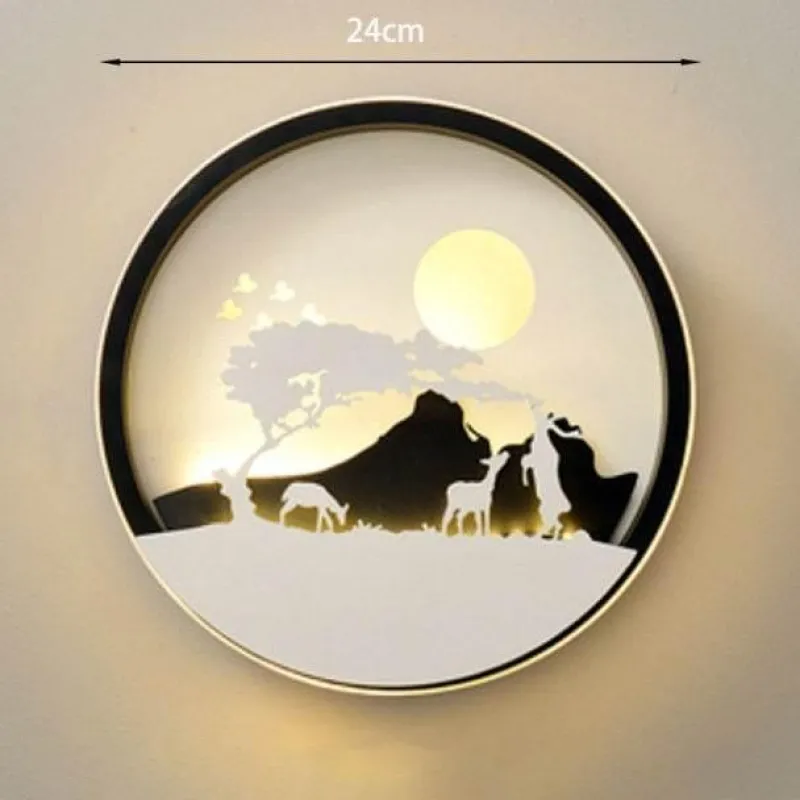 The Gilded Nest Wohndeko|Beleuchtung-Moderne LED-Wandleuchte - Dekorative Kunstleuchte