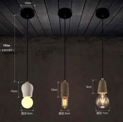 Comfort u0026 Style Wohndeko|Beleuchtung-Moderne Loft Pendelleuchte - Kleiner eleganter Kronleuchter