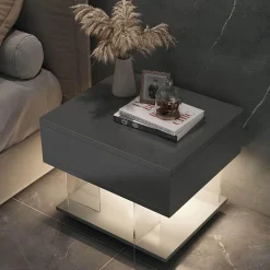 The Lounge Loft Möbel-Moderne Nachttische – Stilvolle Nachttische für die Aufbewahrung im Schlafzimmer