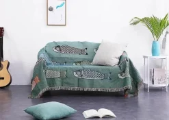 Snug u0026 Soft Bettzeug-Moderne Sofadecke - Weicher Dekobezug für Couch oder Tisch