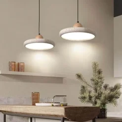 Decor Beleuchtung-Moderne Travertin-Pendelleuchte, elegante Deckenleuchte aus Stein für zeitgenössische Räume