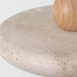 Decor Beleuchtung-Moderne Travertin-Pendelleuchte, elegante Deckenleuchte aus Stein für zeitgenössische Räume