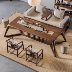 The Lounge Loft Möbel-Moderner asiatischer Esstisch – Möbel im Wasabi-Stil