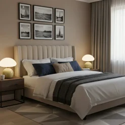 The Lounge Loft Beleuchtung|Wohndeko-Moderner Beistelltisch aus Holz – Stilvolle Akzentmöbel