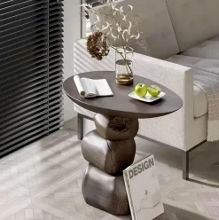 The Lounge Loft Möbel-Moderner Beistelltisch für das Wohnzimmer, eleganter Akzenttisch für stilvolles Dekor