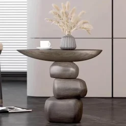 The Lounge Loft Möbel-Moderner Beistelltisch für das Wohnzimmer, eleganter Akzenttisch für stilvolles Dekor