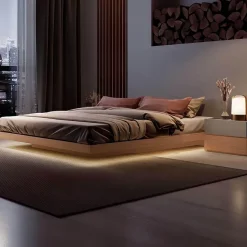 The Lounge Loft Möbel-Moderner Bettrahmen – Stilvolles Guillaume-Bett