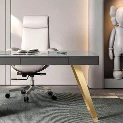 The Lounge Loft Möbel-Moderner Büroschreibtisch - Brigitte Slate Workstation Furniture