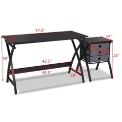 Comfort u0026 Style Möbel-Moderner Büroschreibtisch – Stilvoller Produktivitätsarbeitsplatz