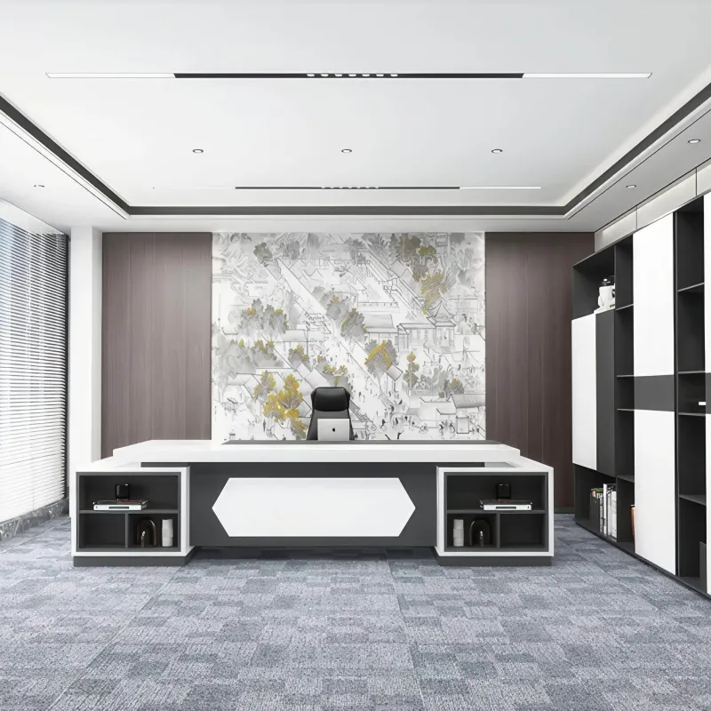 The Lounge Loft Möbel-Moderner Büroschreibtisch – Stilvolle Arbeitsplatzmöbel