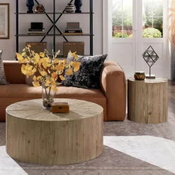 The Coffee Table Co. Möbel-Moderner Couchtisch aus Eiche – Stilvolle Wohnzimmermöbel aus Holz