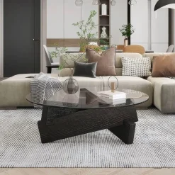 The Coffee Table Co. Möbel-Moderner Couchtisch aus Holz – Stilvoller Akzenttisch